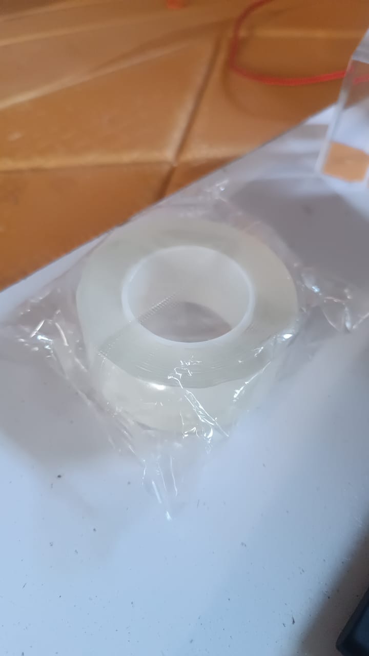 Sticky Double Sided Tape Washable Adhesive Tape Reusable (7×3 Cm / 1 Pc) Sticky Double Sided Tape Washable Adhesive Tape Reusable (7×3 Cm / 1 Pc)